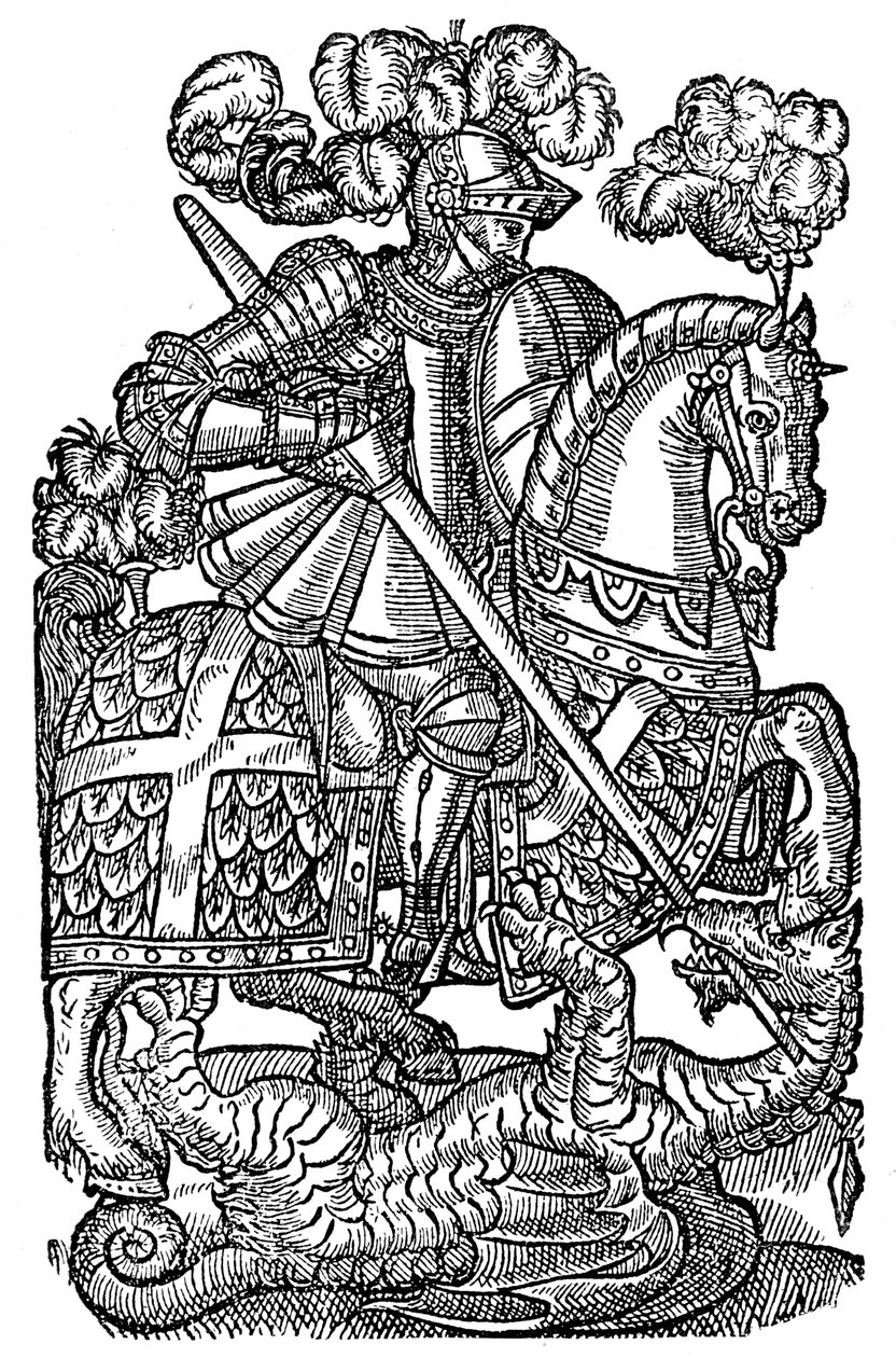 Il Cavaliere della Croce Rossa, 1598, 1893 da Unbekannt
