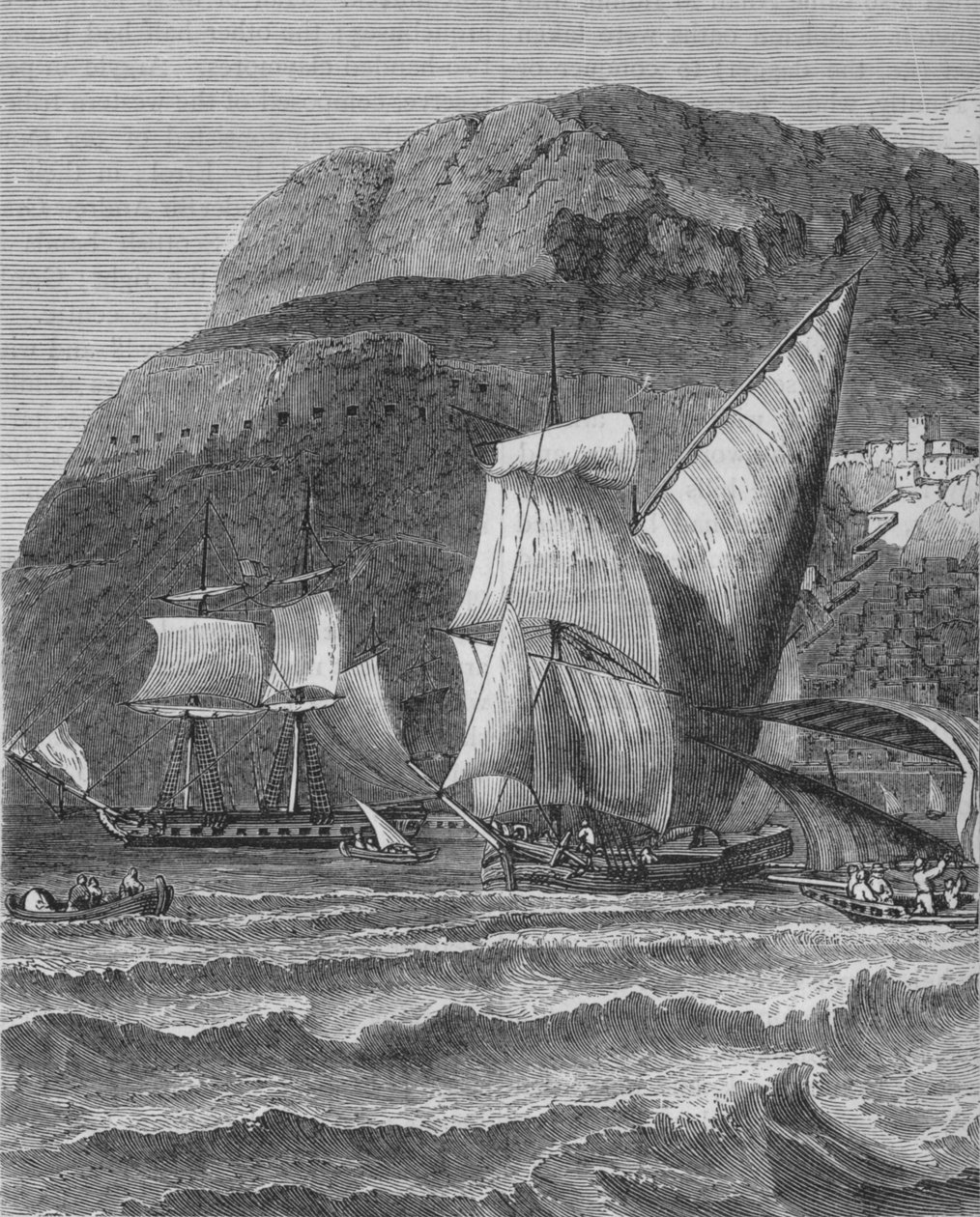 La Rocca di Gibilterra, ca 1880 da Unbekannt
