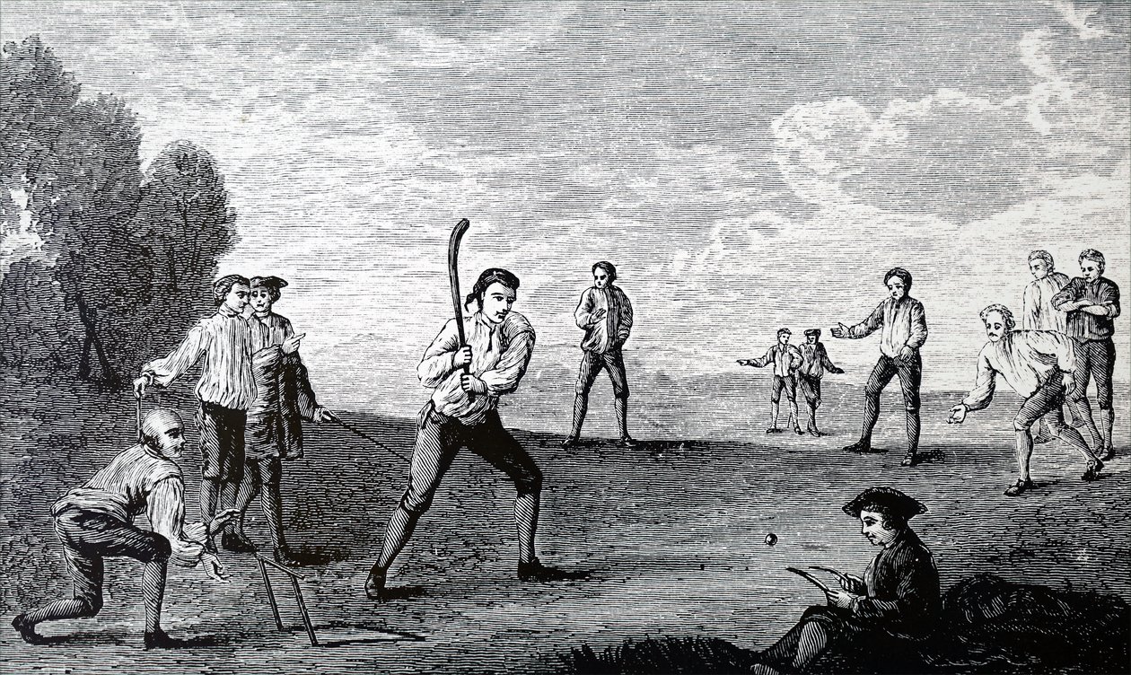 Il Royal Academy Club che gioca a cricket da Unbekannt