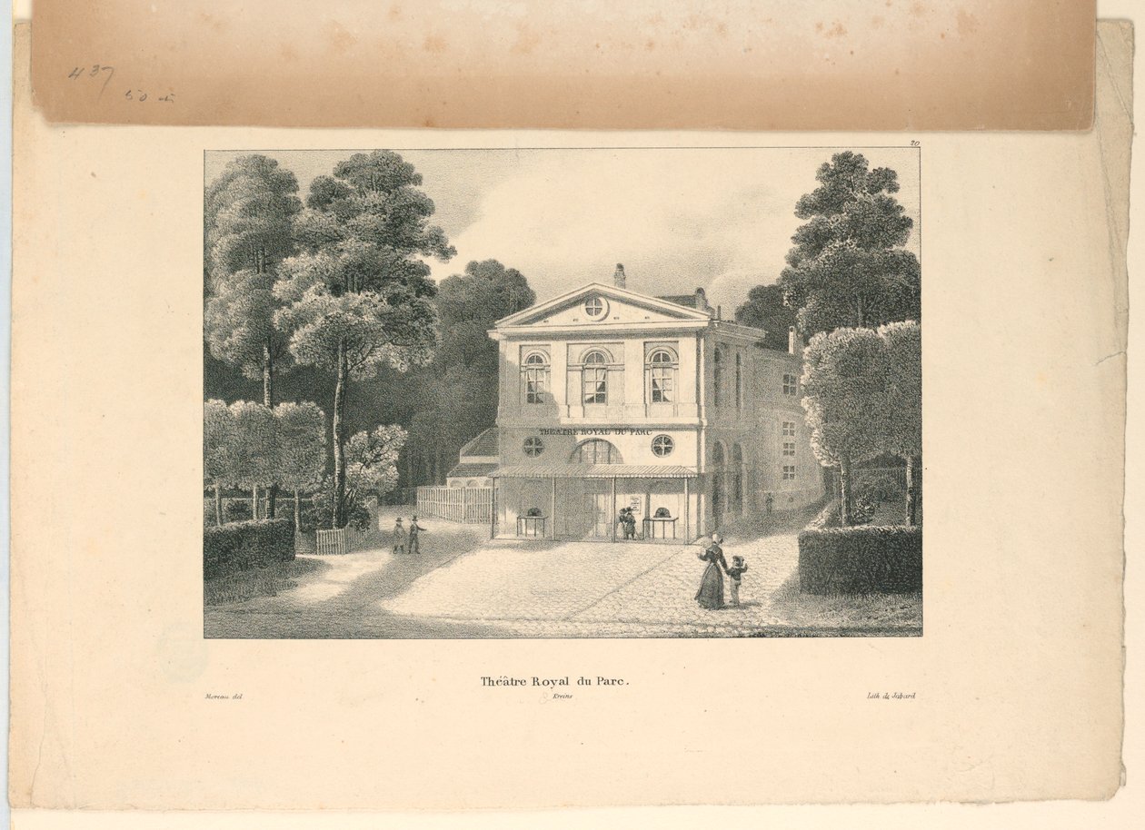 Il Teatro del Parco Reale, Bruxelles da Unbekannt