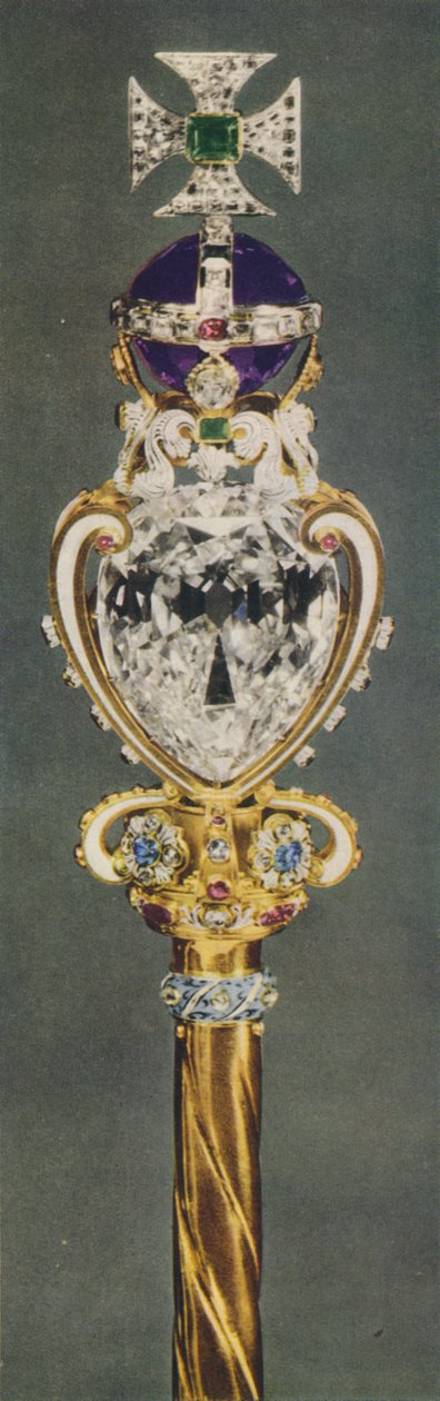 Lo Scettro Reale con la Croce, 1937 da Unbekannt