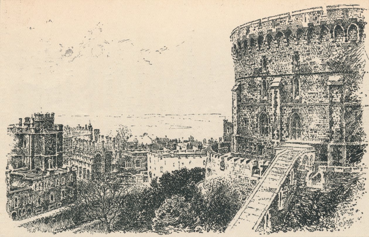 La Torre Reale dalla Loggia del Re di Scozia da Unbekannt