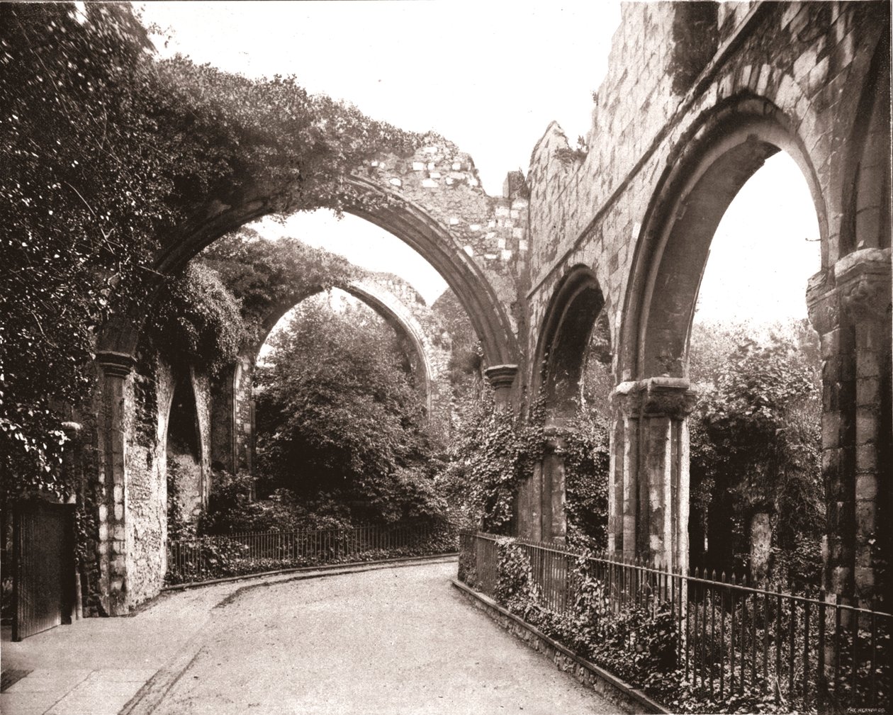 Le rovine di Canterbury, Kent da Unbekannt