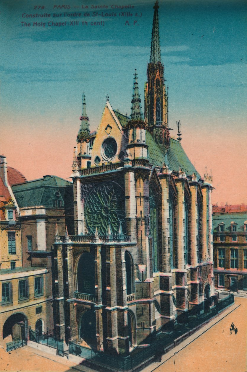 La Sainte-Chapelle, Parigi, c1920 da Unbekannt