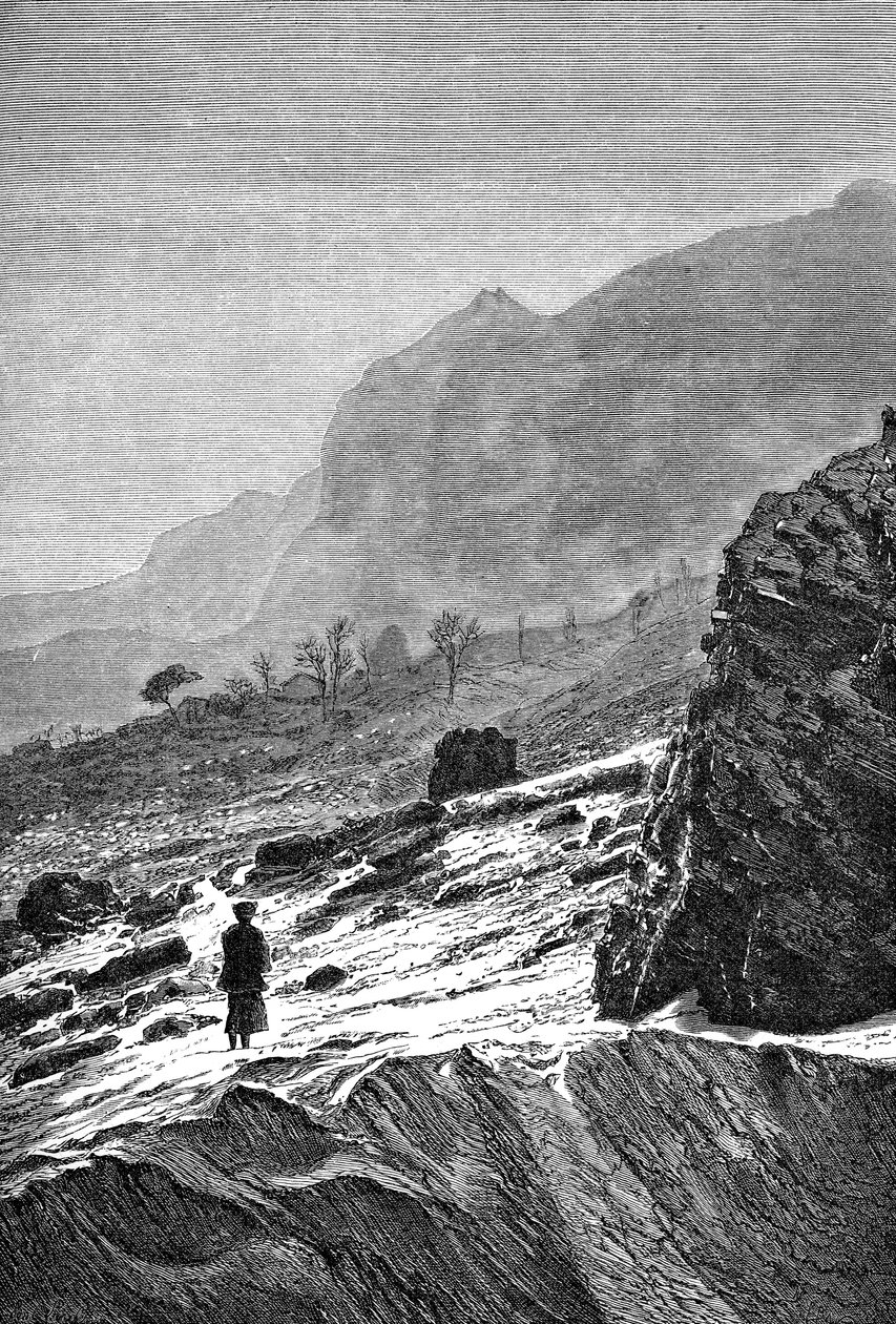 Gli Altopiani di Sechuen, c1890 da Unbekannt