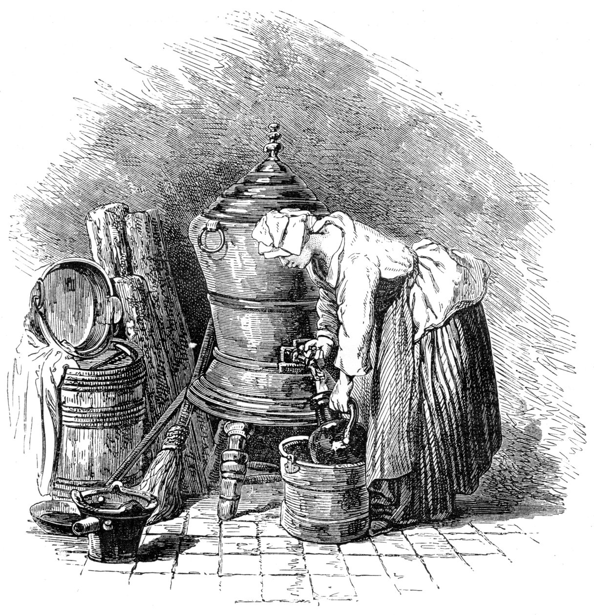 Il servitore, 1885 da Unbekannt