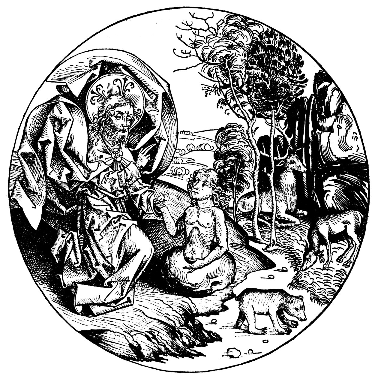 Il sesto giorno della creazione, 1493 da Unbekannt