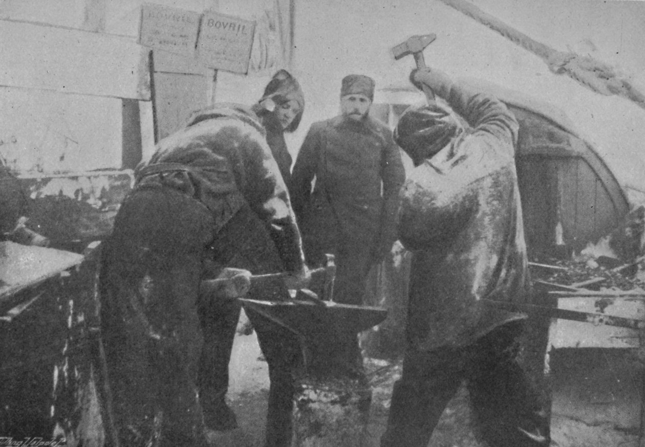 La fucina a bordo della Fram da Unbekannt