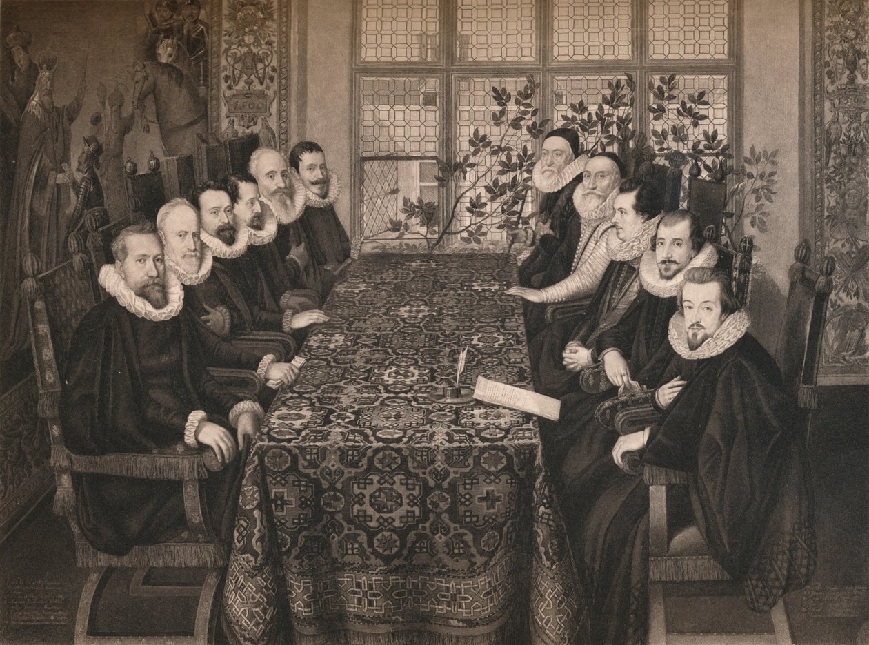 La conferenza di Somerset House, 1604, 1604, 1904 da Unbekannt