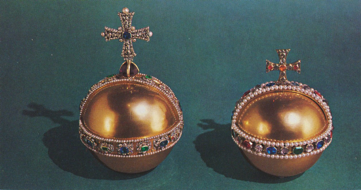 Il Globo Sovrano e il Globo di Maria II da Unbekannt