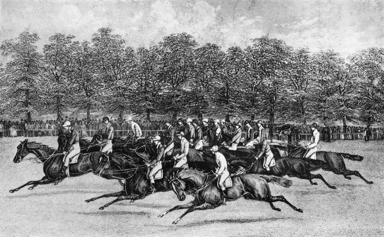 La partenza per il St. Leger, 1851, 1911 da Unbekannt