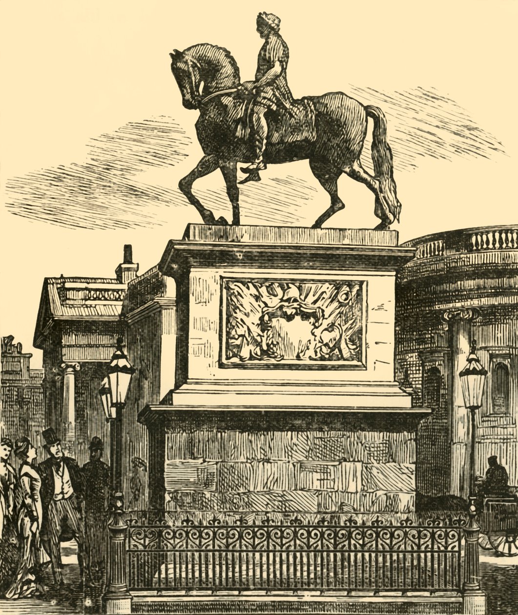 La statua di Guglielmo III, 1898 da Unbekannt