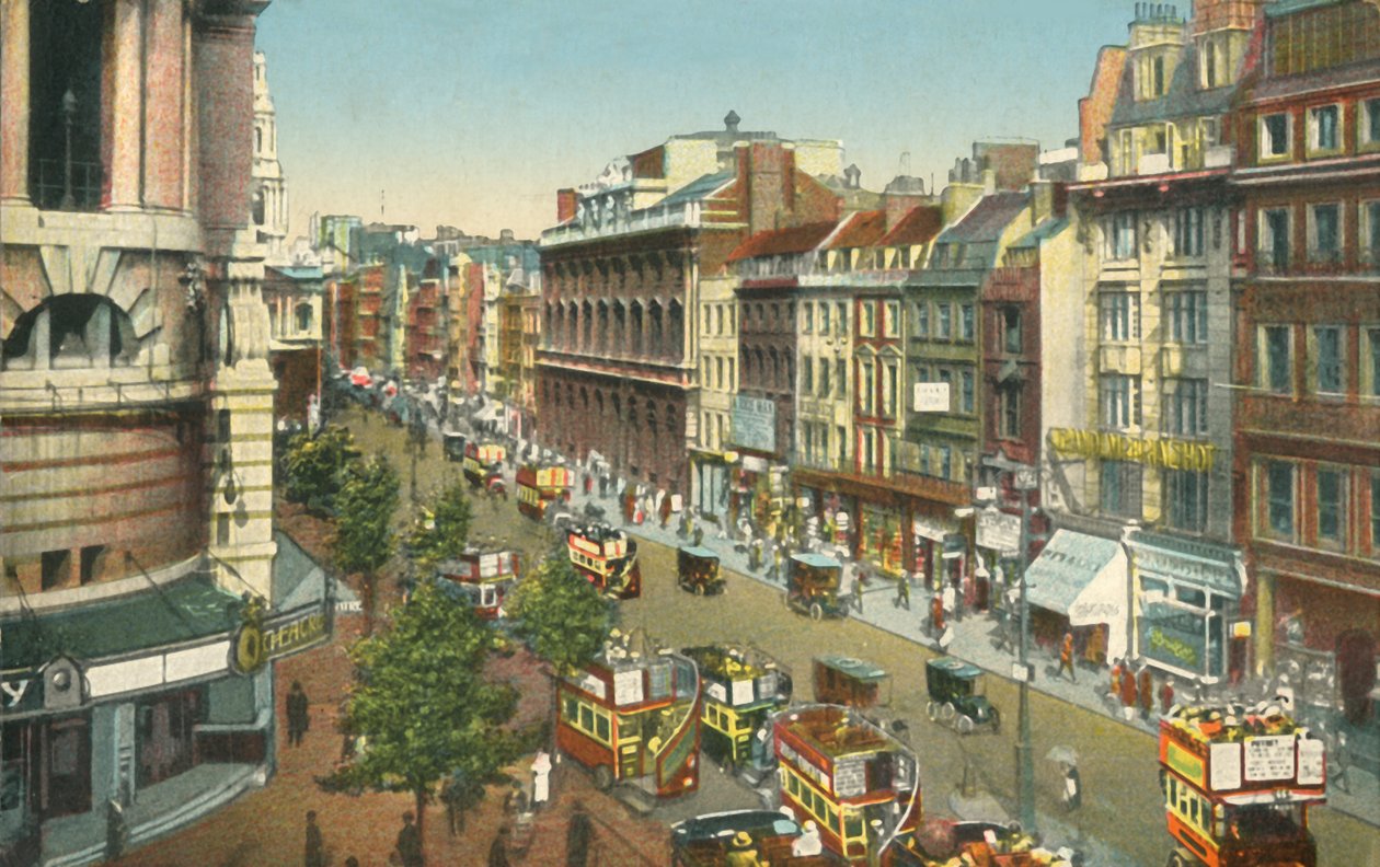 The Strand, Londra, c. 1910 da Unbekannt