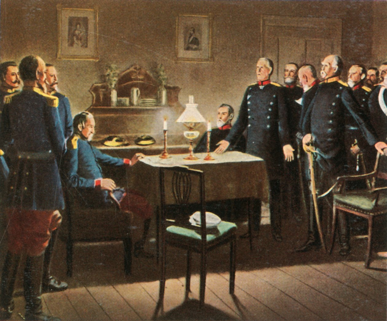 La resa al Castello di Sedan, 2 settembre 1870, 1936 da Unbekannt