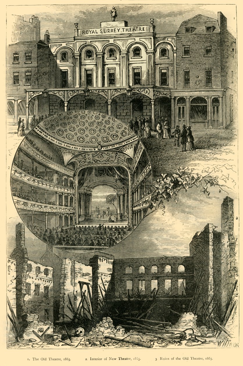 Il Teatro del Surrey, c. 1878 da Unbekannt