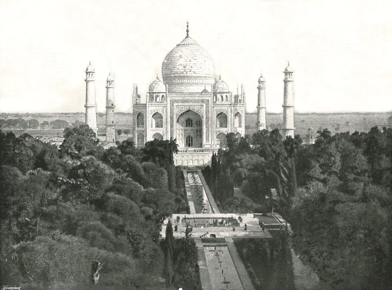 Il Taj Mahal, Agra, India da Unbekannt
