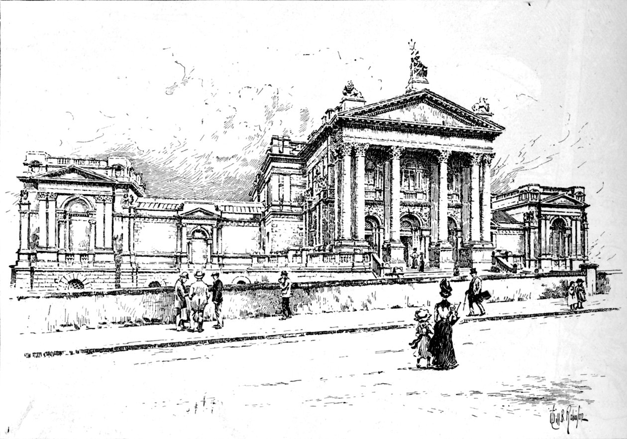 La Tate Gallery National Gallery of British Art, 1906 da Unbekannt