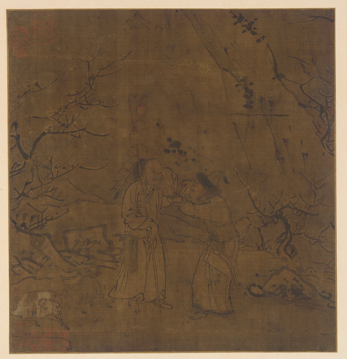 La separazione dolorosa di Su Wu e Li Ling da Unbekannt