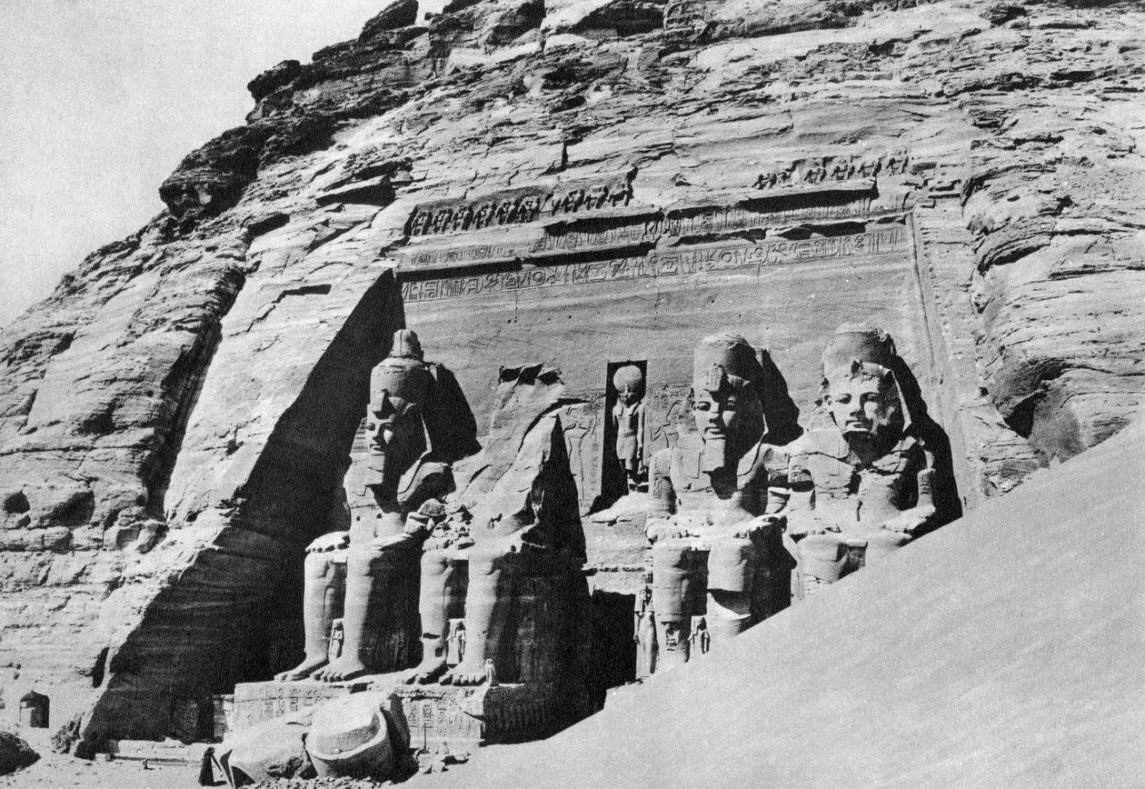 Il Tempio di Abu Simbel, Egitto, 1936 da Unbekannt