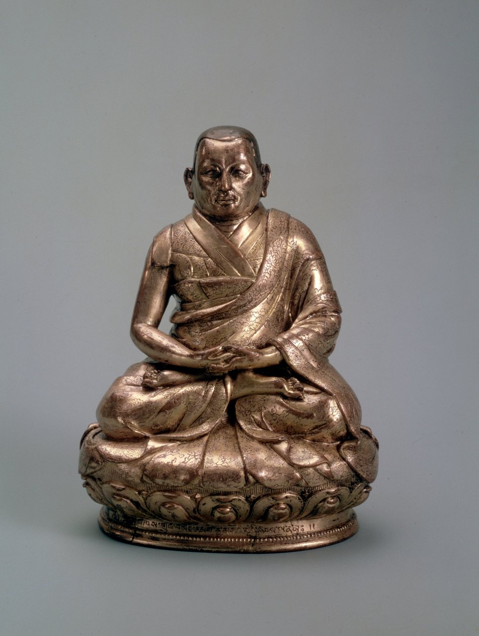 Il terzo Dalai Lama Sonam Gyatso 1543-1588, XVI-XVII secoli da Unbekannt