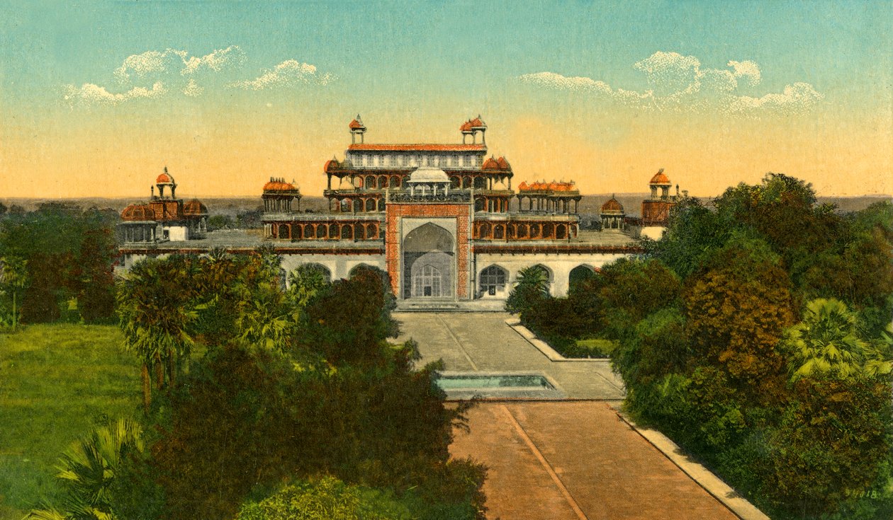 La tomba di Akbar il Grande Alias Sikandra, Agra da Unbekannt