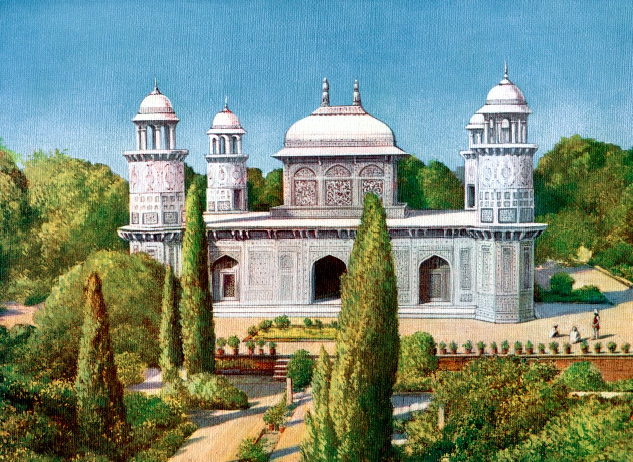 La tomba di Itmad-ud-Dowlah, Agra, India, inizio XX secolo da Unbekannt