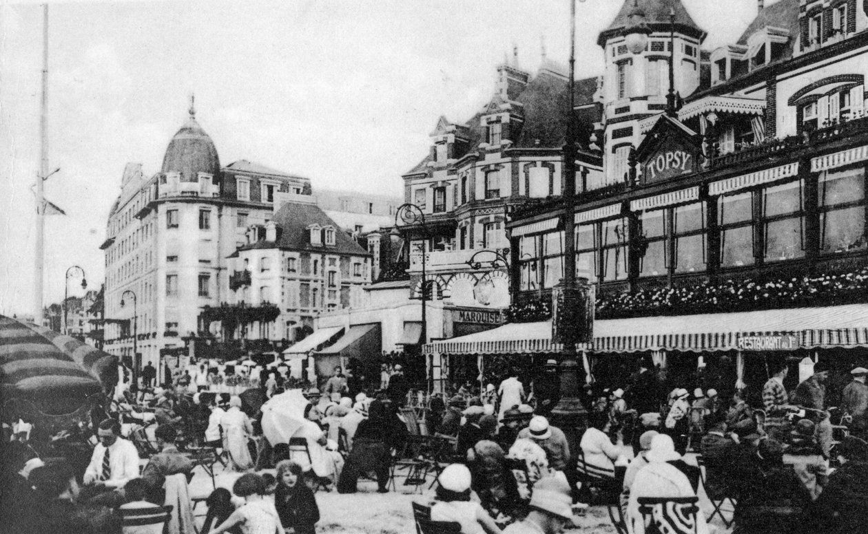 Il Topsy Bar, Trouville, Francia, c1920s da Unbekannt