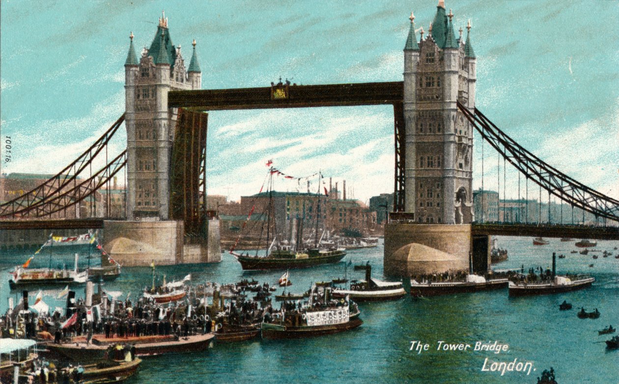Il Tower Bridge, Londra, c1910 da Unbekannt