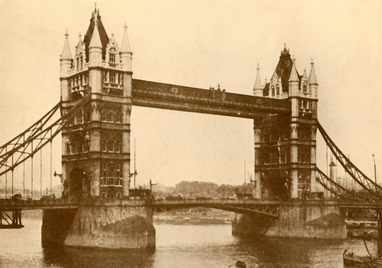 Il Tower Bridge, Londra, c1930 da Unbekannt