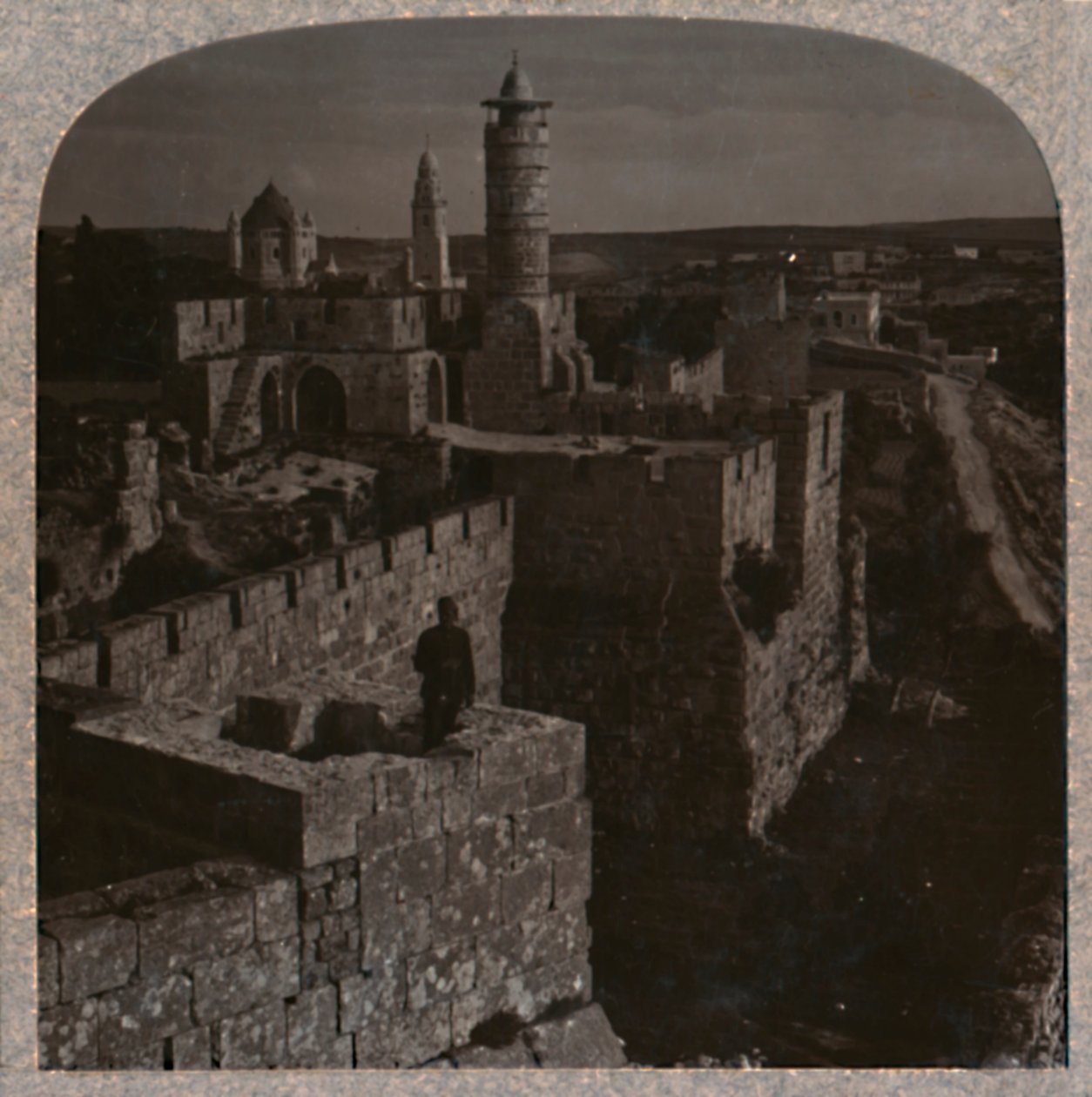 La Torre di Davide. La parte più antica della Cittadella, c1900 da Unbekannt