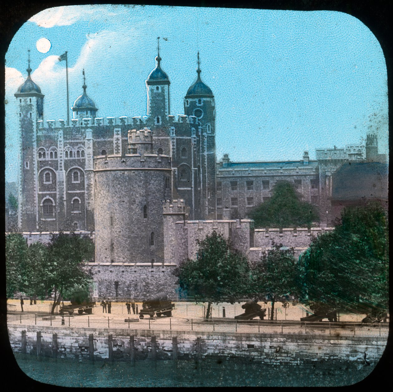 La Torre di Londra di notte, fine XIX o inizio XX secolo da Unbekannt