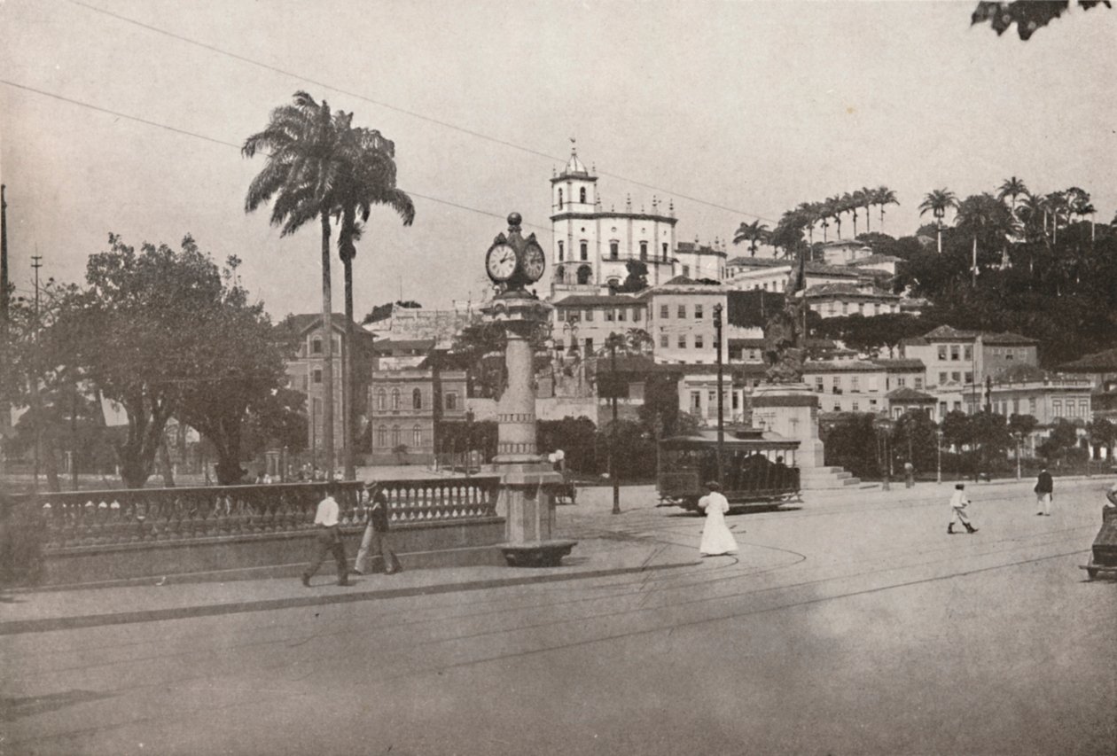 Il tram che passa per la Praca da Gloria, 1914 da Unbekannt