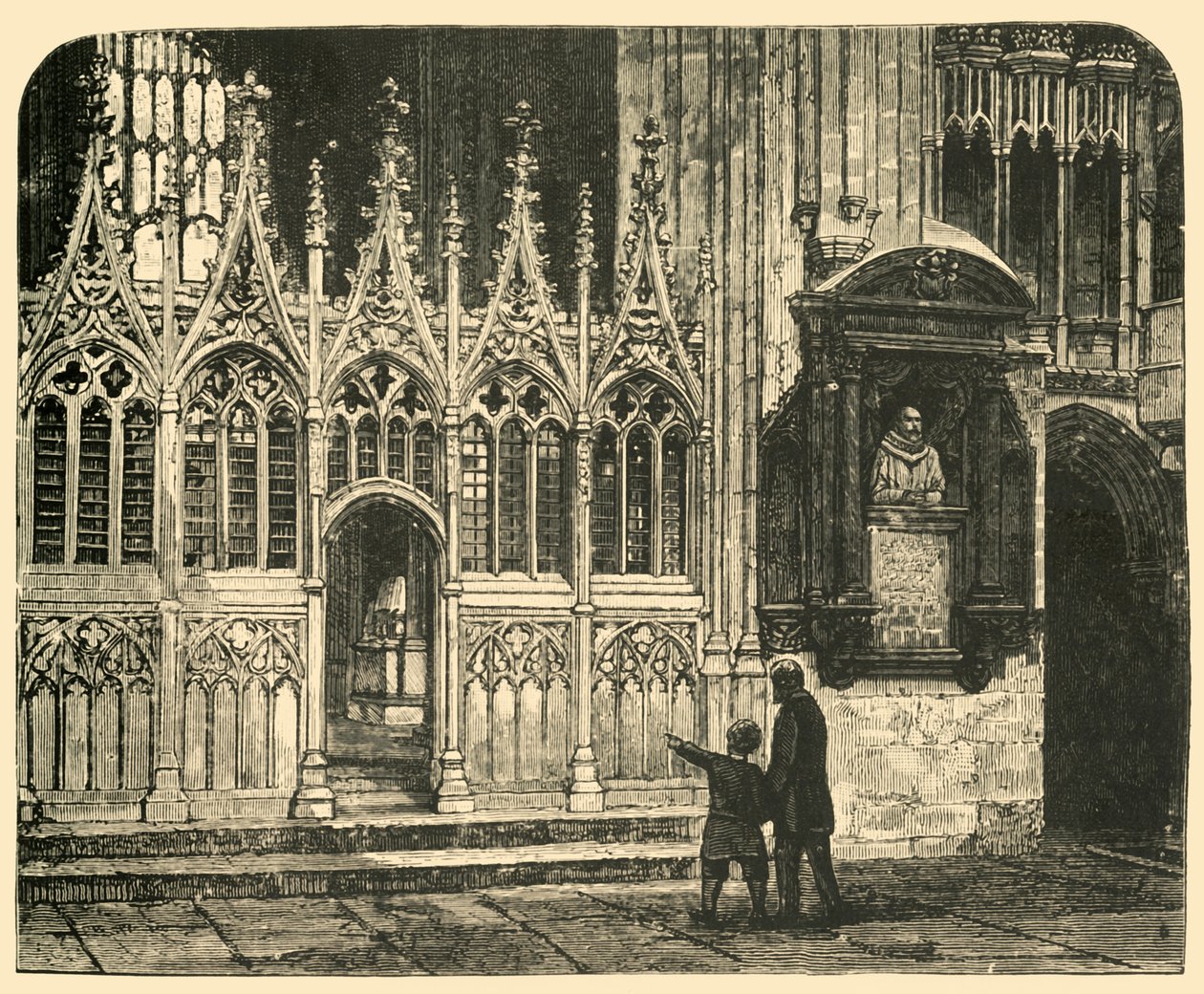 Il transetto del martirio, 1898 da Unbekannt