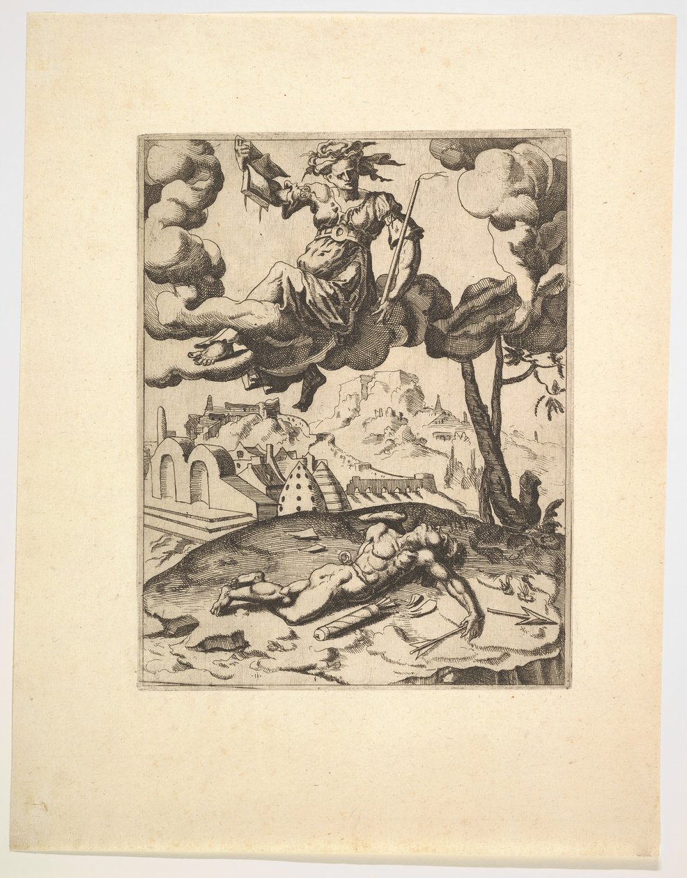 Il trionfo della castità dai Trionfi di Petrarca, ca. 1548-49 da Unbekannt