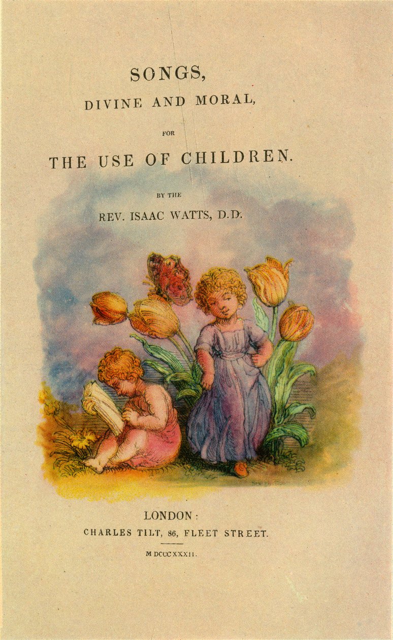 Il tulipano e la farfalla appaiono in mantelli più vivaci di me, 1832, 1947 da Unbekannt
