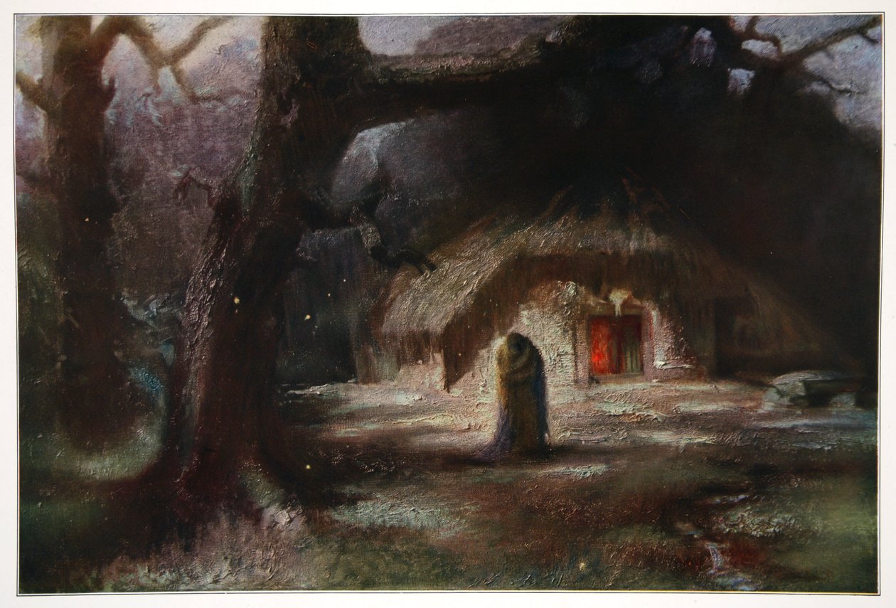 I due si riunirono in un tenero abbraccio, 1906 da Unbekannt