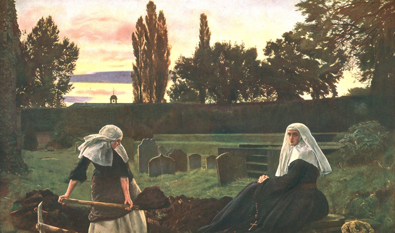 La valle del riposo, 1858-1859, c1902 da Unbekannt