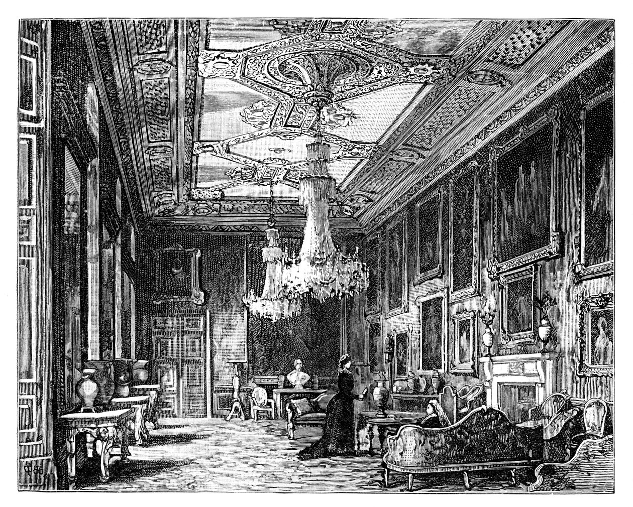 La stanza di Vandyke, Castello di Windsor da Unbekannt