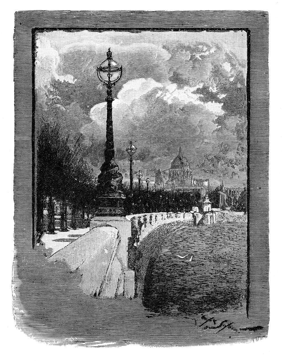 Il Victoria Embankment, Londra da Unbekannt