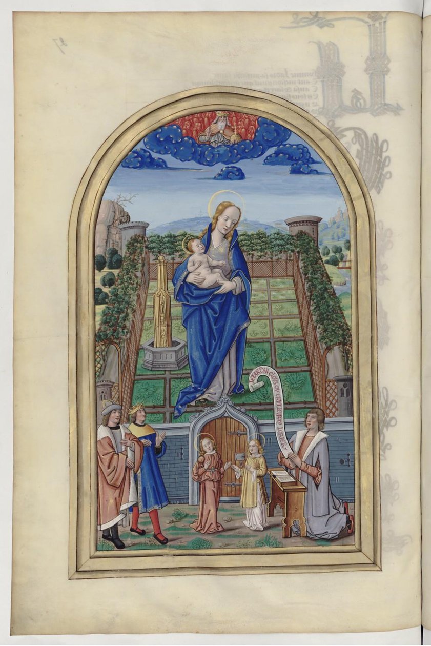 La Vergine Maria. Da: Chants royaux en l