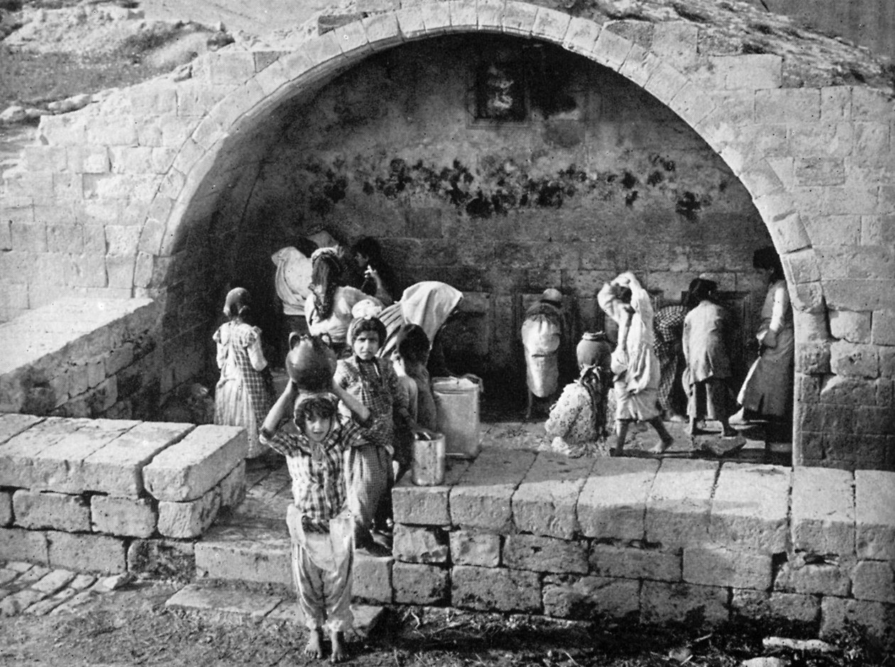 Il pozzo delle Vergini a Nazareth da Unbekannt