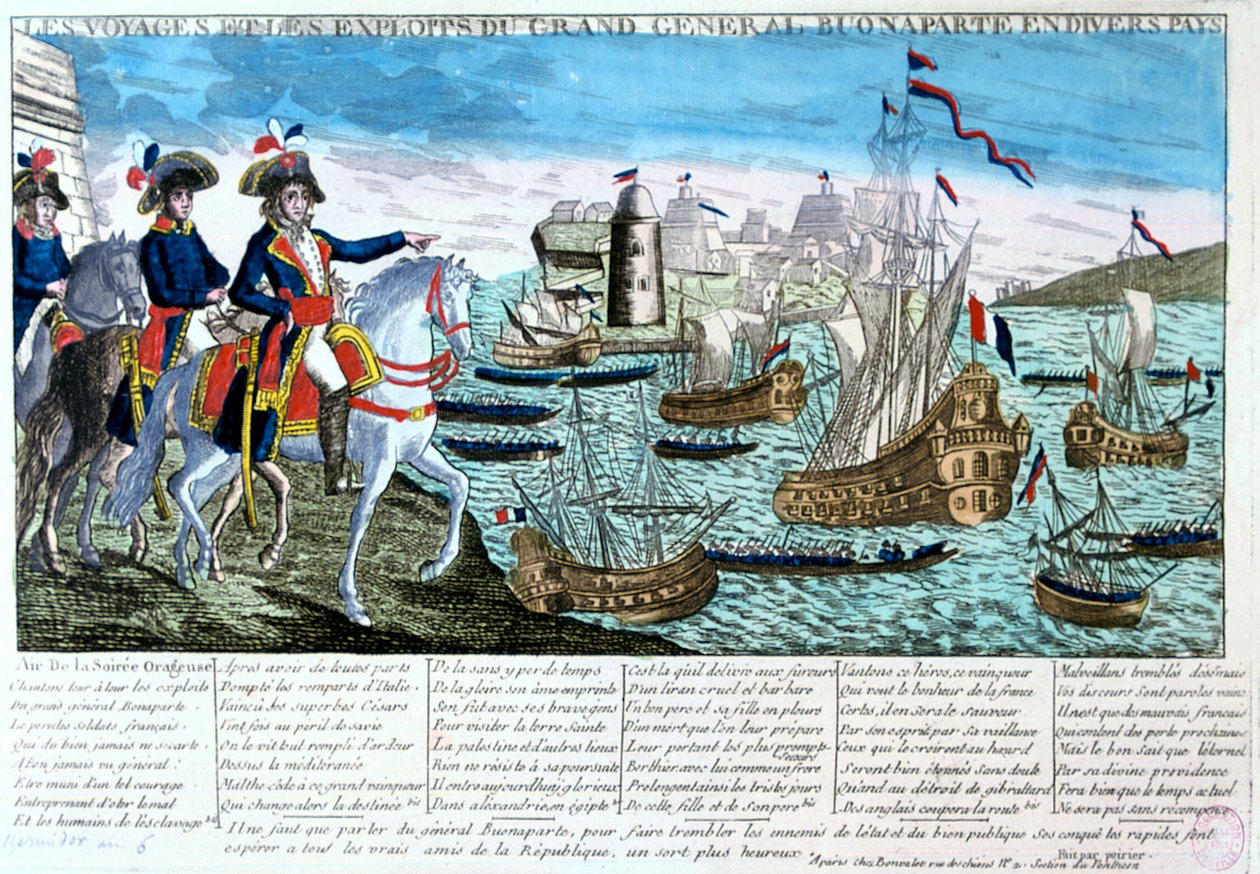 I viaggi e le imprese del generale Bonaparte, XIX secolo da Unbekannt