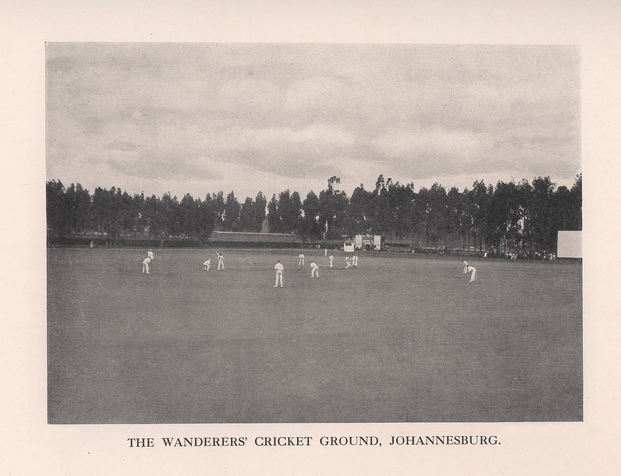 Il campo di cricket dei Wanderers, Johannesburg, Sudafrica, 1912 da Unbekannt