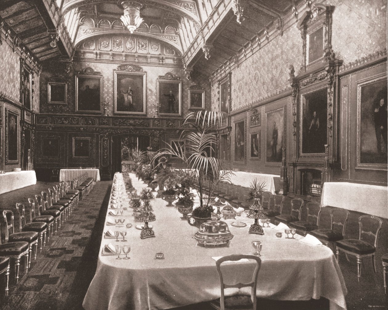 La Camera di Waterloo, Castello di Windsor, Berkshire, 1894 da Unbekannt