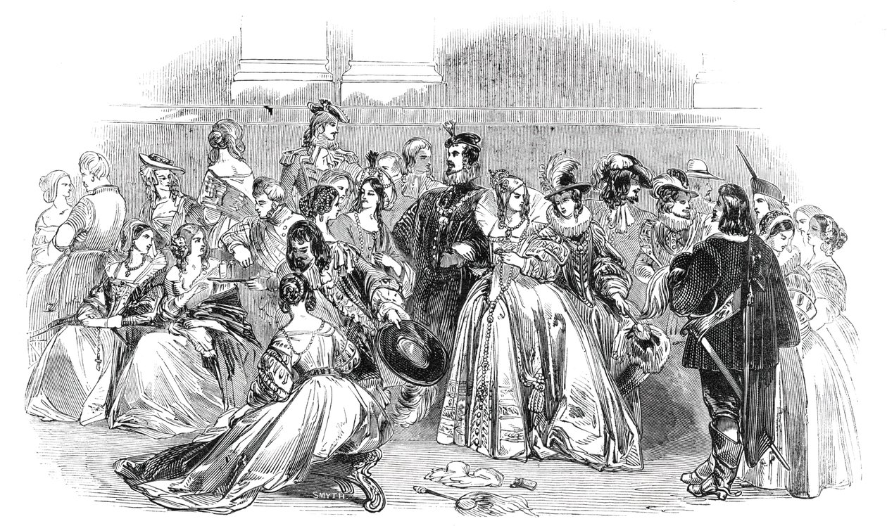 Il ballo di Waverley, 1844 da Unbekannt