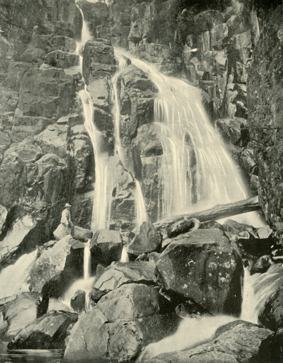 Le cascate di Wellington, Monte Wellington, 1901 da Unbekannt