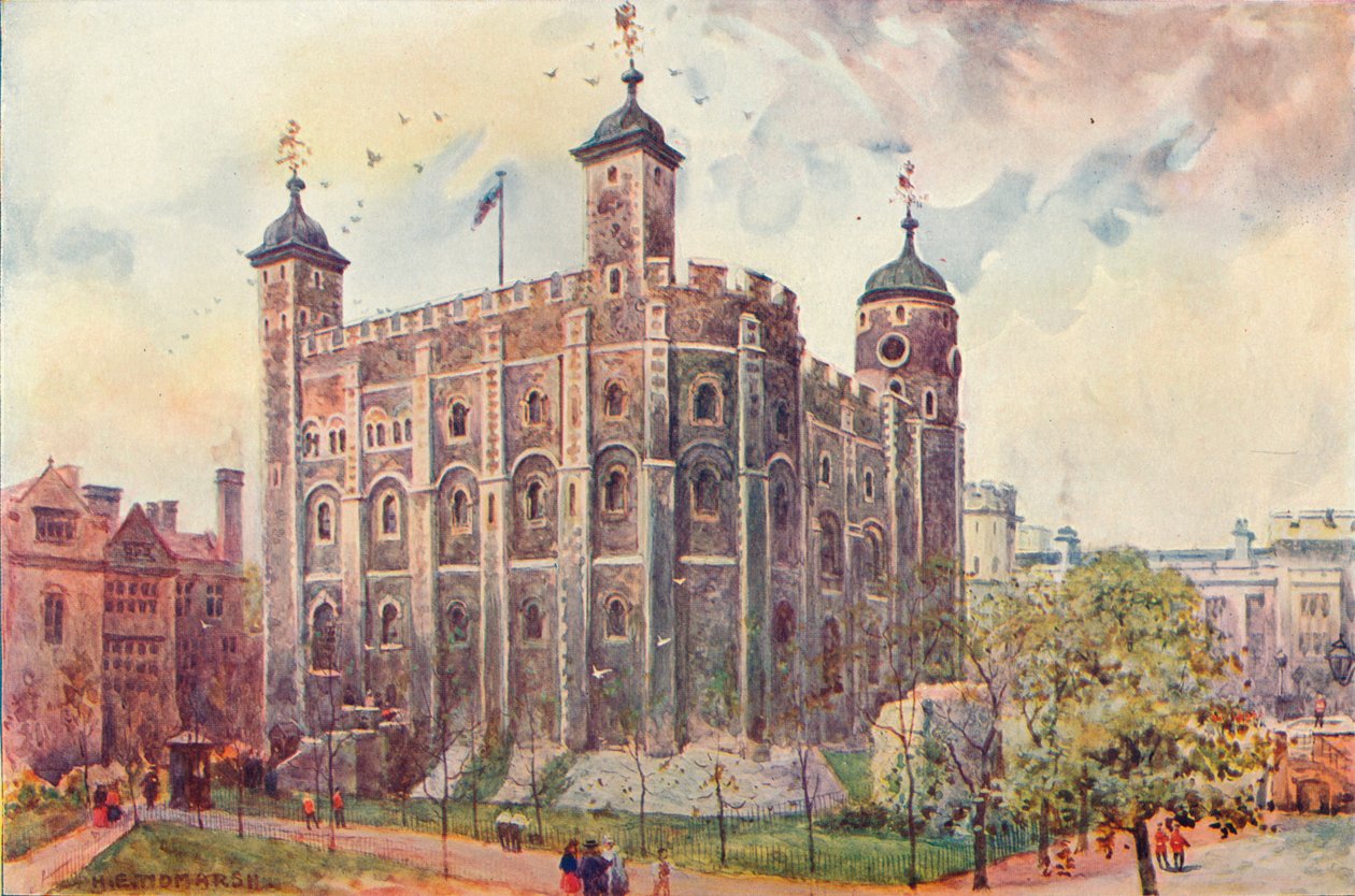 La Torre Bianca, Torre di Londra, 1906 da Unbekannt