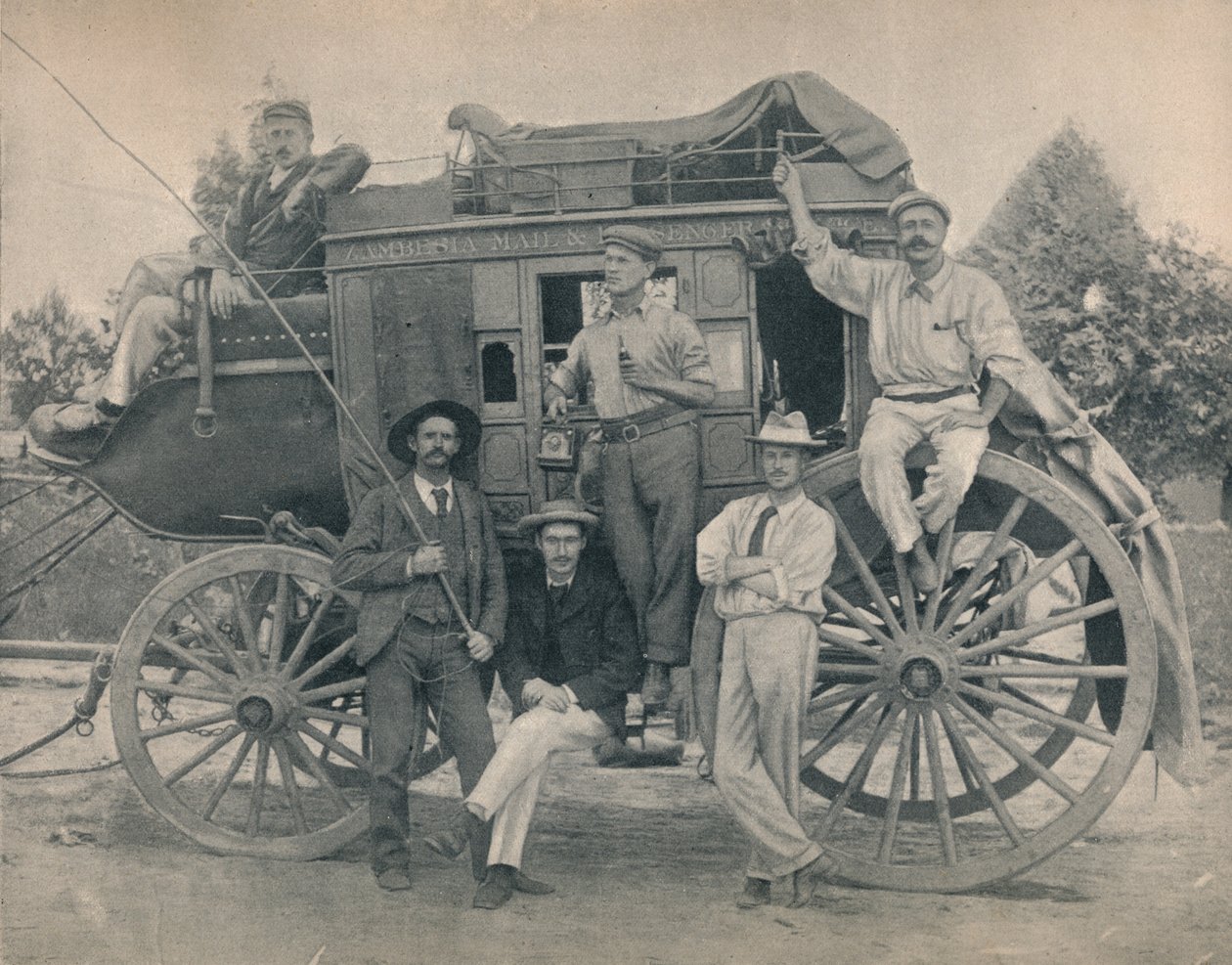 La carrozza dello Zambesi, c1900 da Unbekannt