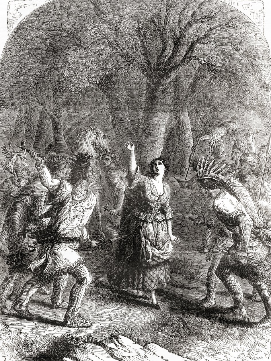 Il rapimento e successivo omicidio di Jennie alias Jane McCrea da parte degli indiani nel 1777 durante la Guerra d
