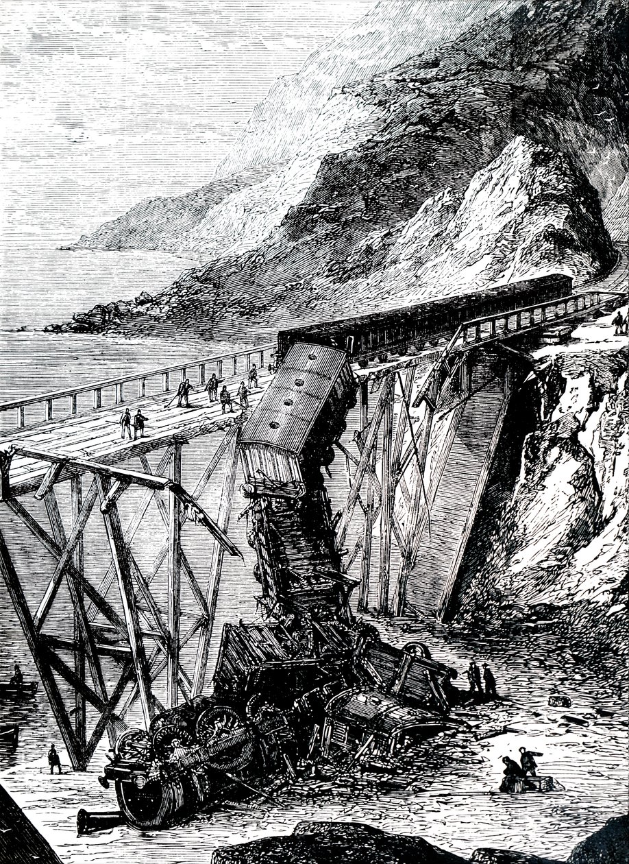 Le conseguenze di un grave incidente ferroviario da Unbekannt
